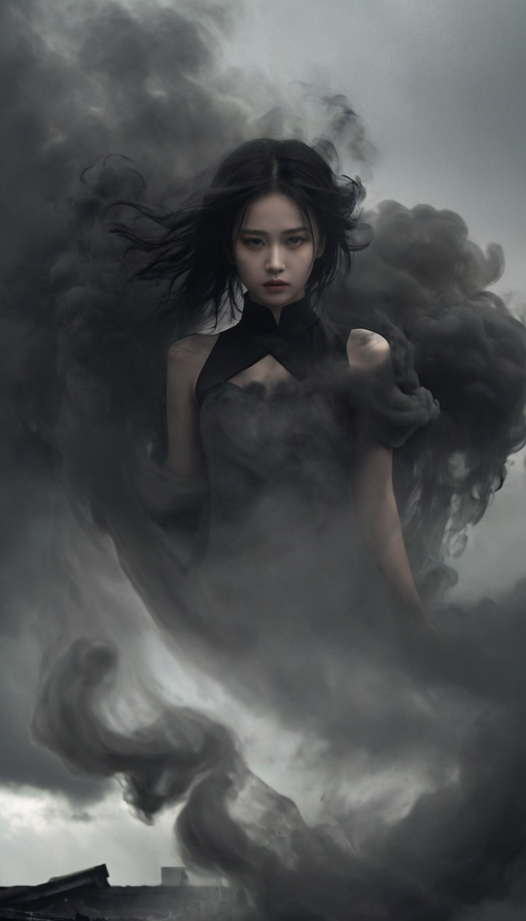 04496-2172041503-_lora_xl-shanbailing-1126darkness黑暗_0.9_,bailing_darkness,1girl,in the realm of darkness,black smoke,the girl is surrounded by d.png